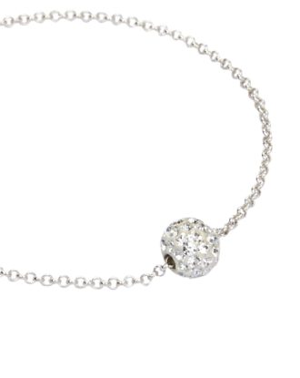 Armband Glamball, Zirkonkugel, 925 Silber. Glamourpower für jeden Tag!