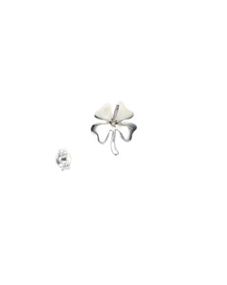Ohrringe Ireen, Kleeblatt, Anstecker, 925 Silber. Glücksbringer für jeden Tag!