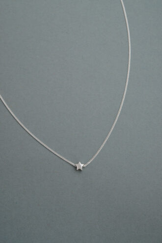 Halskette Star, Stern, 925 Silber. Zarte Zeit der Unschuld!