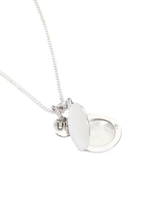 Halskette Marina, Medallion, 925 Silber, Panzergliederung. LOVE is in the AIR.
