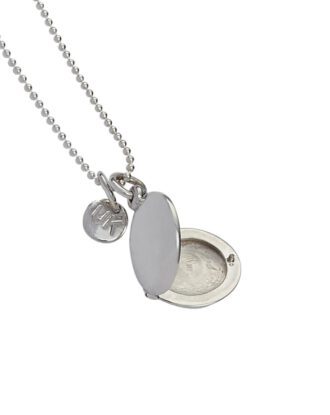 Kugelkette Marina, Medallion zum aufklappen, 925 Silber. Bilder für die Ewigkeit!