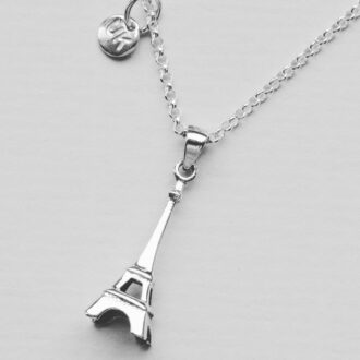 Kette Paris, Eiffelturm, 70cm Länge, 925 Silber. Trés chic.