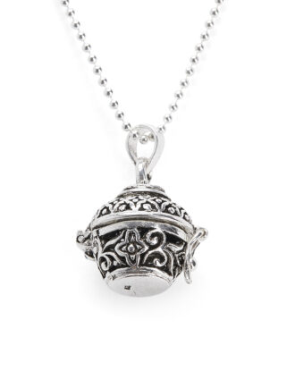 Halskette Genie in a Bottle, Gefäß zum aufklappen, 925 Silber. Ein kleines Geheimnis braucht jeder.