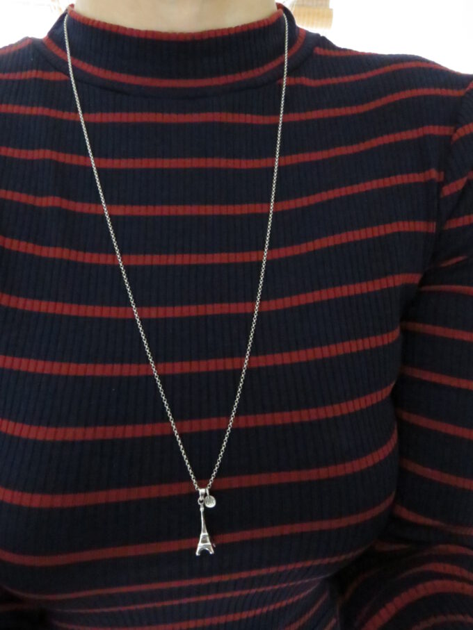 Kette Paris, Eiffelturm, 70cm Länge, 925 Silber. Trés chic. Kette Paris, Eiffelturm, 70cm Länge, 925 Silber. Trés chic.
