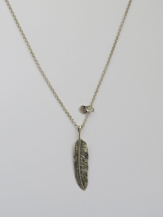 Federhalskette, Feather, 925 Silber. Für Sie und Ihn Federhalskette, Feather, 925 Silber. Für Sie und Ihn