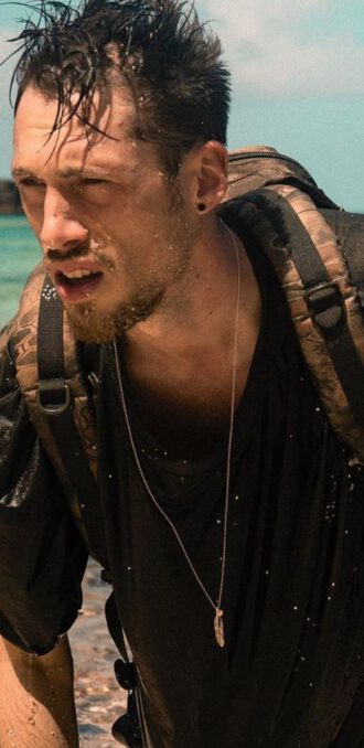 Federhalskette, Feather, 925 Silber, 70 cm. Für Sie und Ihn