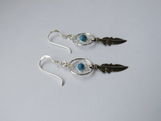 Ohrringe Dreamcatcher,925 Silber, Traumfänger. Mit diesen Indianer Ohrringen wird jeder Tag ein Traum.