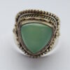 Ring Sienna, gr.55cm , Durchmeeser 16mm. Stein aus grünem Rosenquarz. Ring Sienna, gr.55cm , Durchmeeser 16mm. Stein aus grünem Rosenquarz.