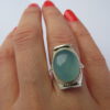 Ring Trueblue, Gr.52 mm. Pastellfarbiger blauer Aqua Stein. Wie ein Tag am Meer. Ring Trueblue, Gr.52 mm. Pastellfarbiger blauer Aqua Stein. Wie ein Tag am Meer.