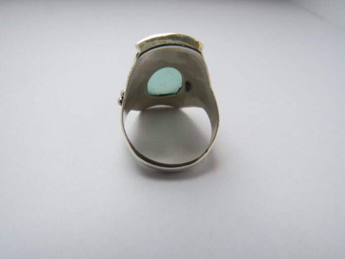 Ring Trueblue, Gr.52 mm. Pastellfarbiger blauer Aqua Stein. Wie ein Tag am Meer. Ring Trueblue, Gr.52 mm. Pastellfarbiger blauer Aqua Stein. Wie ein Tag am Meer.
