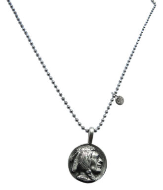 Halskette Indian Chief, 80 cm Länge. Indianerhäuptling Geronimo, der Kämpfer gegen das Unrecht!