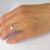 Ring YES we CAN.Durchmesser 12 mm, 925 Silber. Pure Schlichheit!