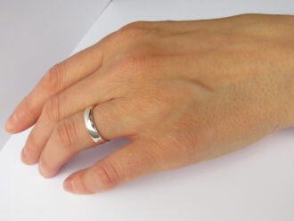 Ring YES we CAN.Durchmesser 12 mm, 925 Silber. Pure Schlichheit!