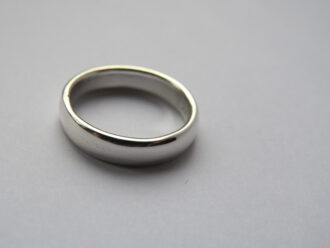 Ring YES we CAN.Durchmesser 12 mm, 925 Silber. Pure Schlichheit!