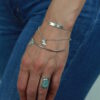 Armband Pauline, Namensschild, 925 Silber, One Size. Nomen est Omen!