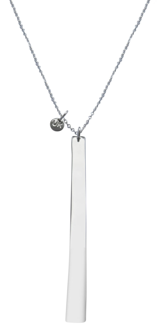 Kette Sidney, lang Kette Sidney, Namenschild, 925 Silber. Für Sie und Ihn. Für Dich!