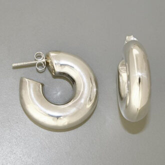 Ohrringe Selena, Creolen, 925 Silber. Mit Raffinesse in den Alltag starten!