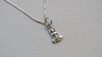 Yoga Halskette, Namaste, 925 Silber, 40cm. Erleuchte von innen und strahle es nach außen!