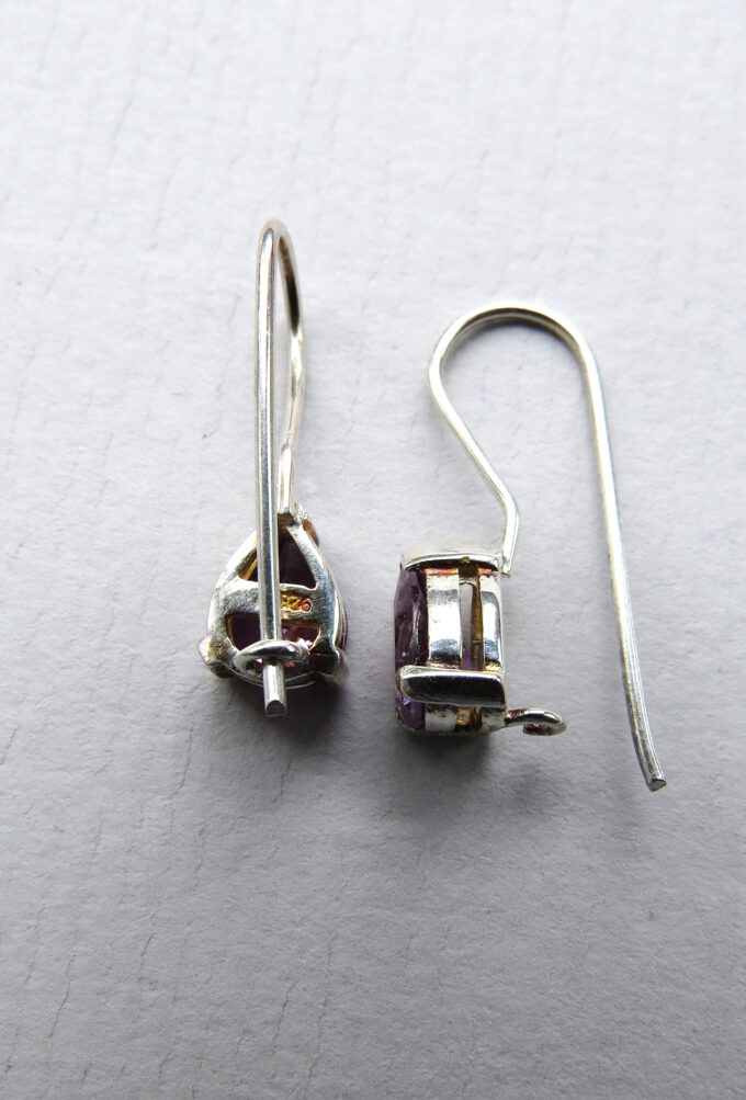 Ohrringe Pink, Purple Rain, Zirkonstein, 925 Silber Ohrringe Pink, Purple Rain, Zirkonstein, 925 Silber