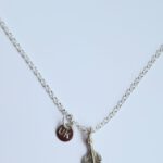 Halskette Kleine Feder, 40 cm, 925 Silber