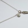 Halskette Kleine Feder seitlichl Halskette Kleine Feder seitlich, 925 Silber